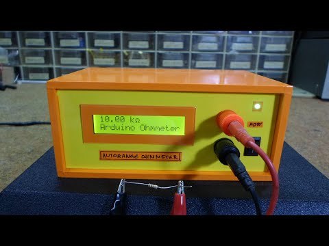 DIY Autorange Arduino Ohmmeter