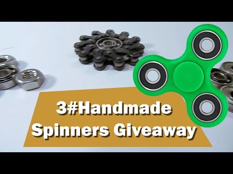 DIY Awesome fidget spinner + Giveaway 2017 3 winners