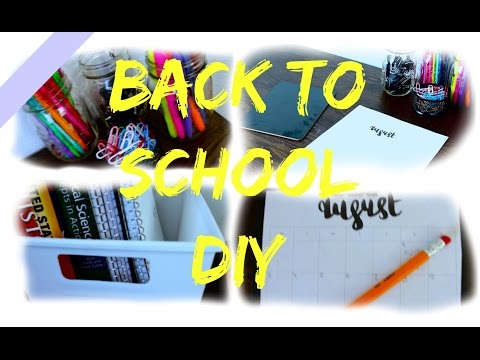 DIY Back To School: School Supplies // Stesha