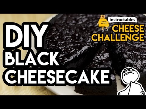 DIY Black Cheesecake - Instructables Cheese Challenge - Cook It Like a Boss