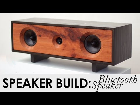 DIY Bluetooth Speaker Build | BUILD PLANS | Reclaimed Redwood Speaker