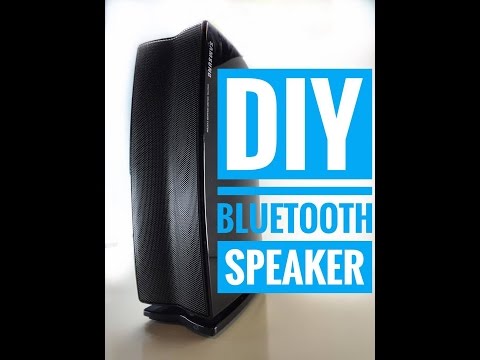 DIY Bluetooth Speaker from an old surround system..48h RUNTIME, 60W