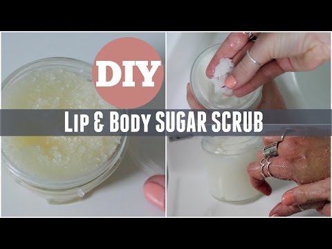 DIY Body &amp;amp; Lip Sugar Scrub