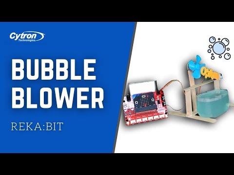 DIY Bubble Blower using REKA:BIT with micro:bit | Tutorial for Beginners