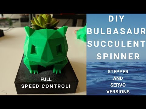DIY Bulbasaur Spinning Succulent