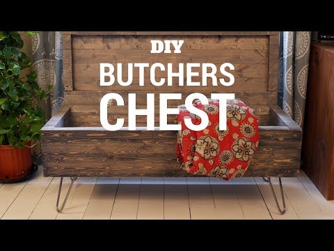 DIY Butchers Memory Chest