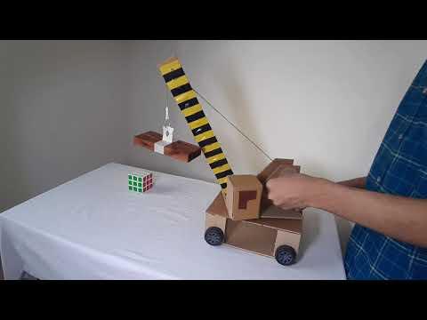 DIY CARDBOARD CRANE