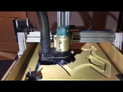 DIY CNC Dust Vacuum Attachment