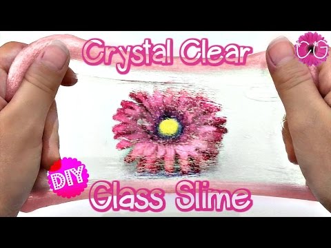 DIY CRYSTAL CLEAR GLASS SLIME, THINKING PUTTY! NO BORAX, LIQUID STARCH OR DETERGENT!