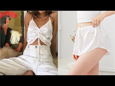 DIY CUTE SILKY PAJAMA SET | STELO_BXTCH