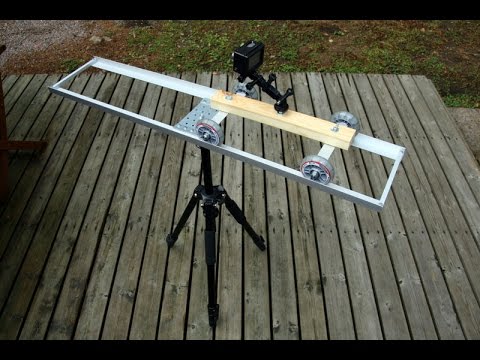 DIY Camera Dolly Rails for Actionpro X7, GoPro or any other action or video camera.