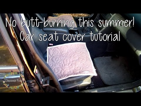 DIY Car Seat Cover Tutorial