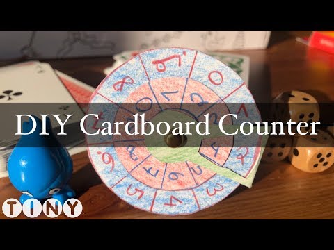 DIY Cardboard Counter