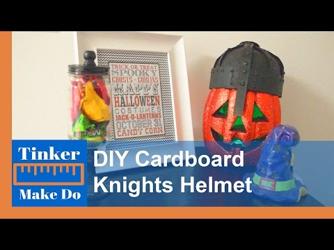 DIY Cardboard Knight's Helmet