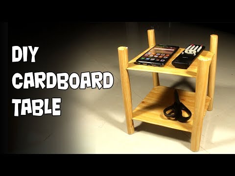 DIY Cardboard Table