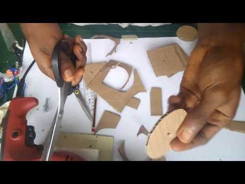 DIY Cardboard Wheel: Cutting Shapes For Rims