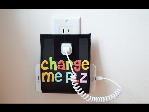 DIY Charging Cell Phone Holder