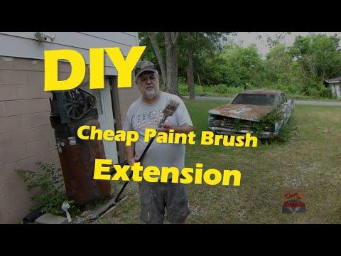 DIY Cheap Paint Brush Extension