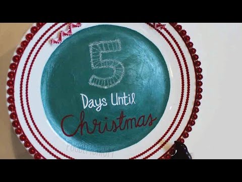 DIY Christmas Countdown Plate | Craftmas U0001f385