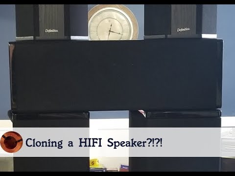 DIY Cloning a HIFI Speaker Overview - Definitive Technology CLR