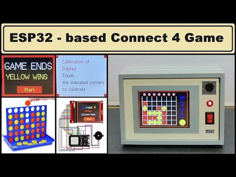 DIY Connect 4 Game on 2.8 inch TFT touch Display