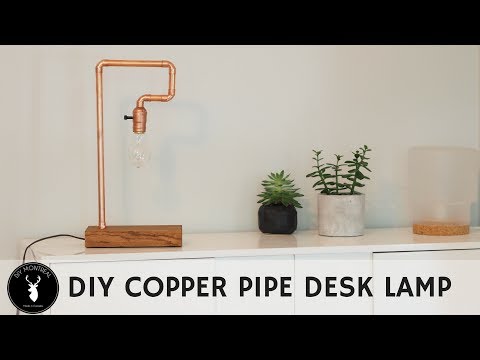 DIY Copper Pipe Table Lamp