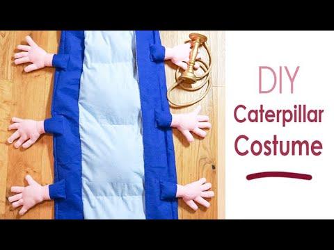 DIY Cozy CATERPILLAR COSTUME | How to SEW 'Alice in Wonderland' Themed Fancy Dress | Halloween