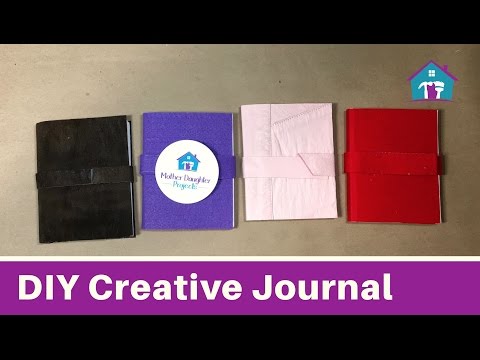 DIY Creative Leather Journal