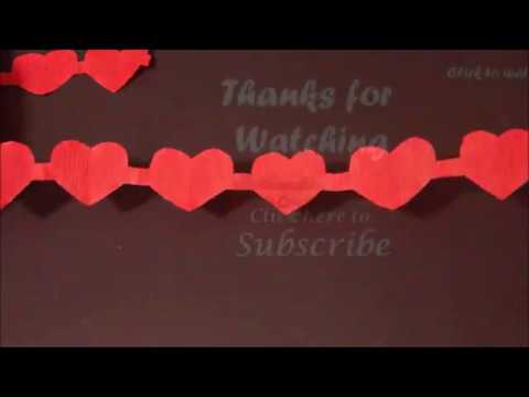 DIY Crepe Streamer Garland for Valentine's Day | Valentine's  Day Decor