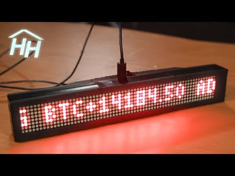 DIY Cryptocurrency Ticker / Realtime Subscriber Counter (plus 100k Q&amp;amp;A!)