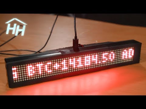 DIY Cryptocurrency Ticker / Realtime Subscriber Counter (plus 100k Q&amp;amp;A!)