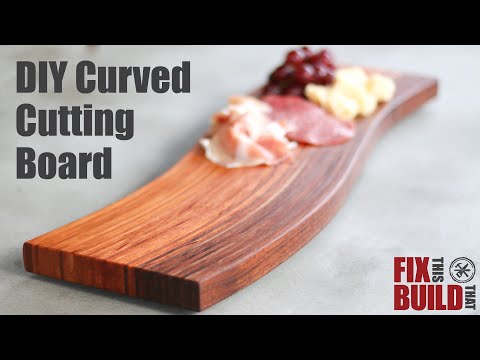 DIY Curved Cutting Board | Bent Wood Lamination How to