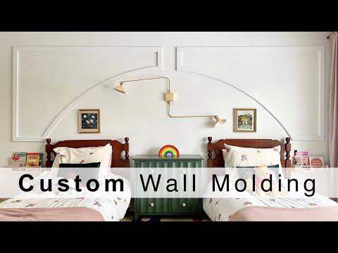 DIY Custom Wall Molding / Kids Bedroom Renovation Part 1