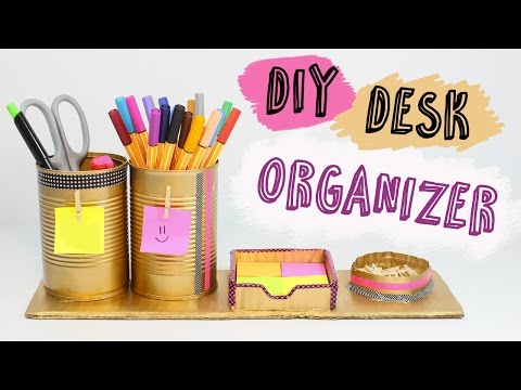 DIY Desk Organizer | How to make a Desk Organizer