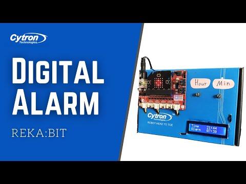 DIY Digital Alarm Clock Using REKA:BIT with micro:bit | Tutorial for Beginners