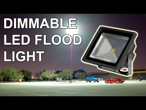 DIY Dimmable Flood Light (LED Conversion &ndash; Powered by Battery or Car)