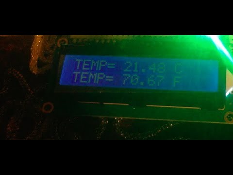 DIY Display the temperature on LCD screen using Arduino (NO ADS)