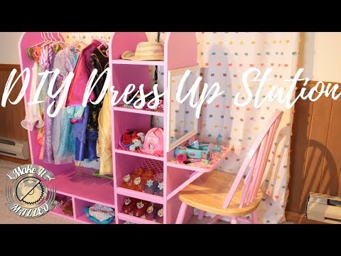 DIY Dress Up Station with vanity!