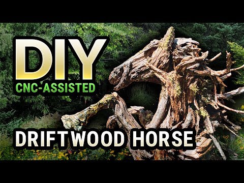 DIY Driftwood Horse Sculpture How-To Build (Reclaimed Wood)