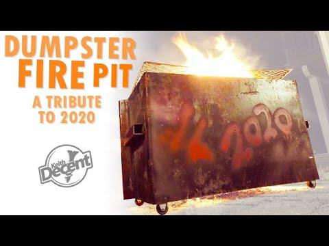 DIY Dumpster Fire Pit - a tribute to 2020