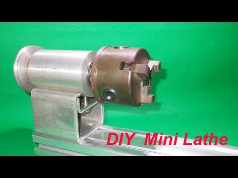 DIY Dynamic Tailstock Homemade Spindle Wood Lathe Headstock Mill Free Energy Generator Electricity