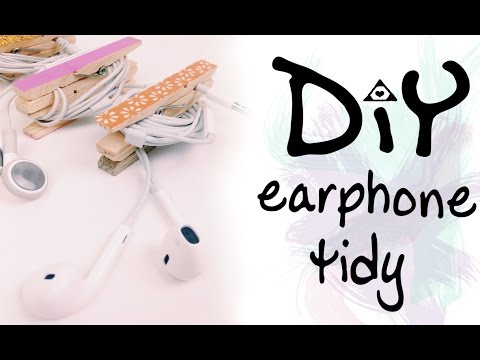 DIY EARPHONE holder