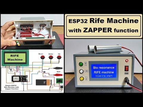 DIY ESP32 Bioresonance Rife Machine with ZAPPER function