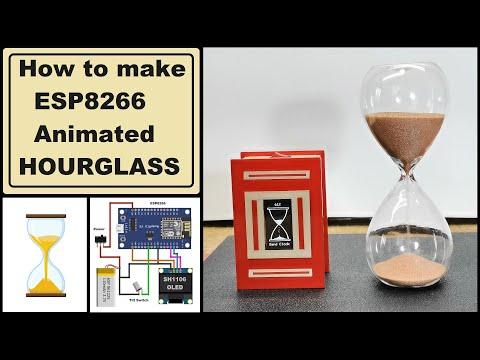 DIY ESP8266 Animated Hourglass on Oled display