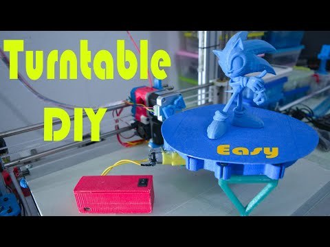 DIY Electric 360 Rotating Turntable for Photography