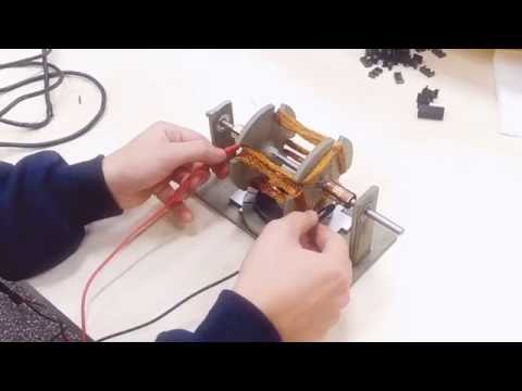 DIY Electric Motor with e-waste #2