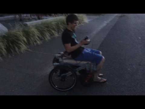 DIY Electric Powered Wheelchair Test #2