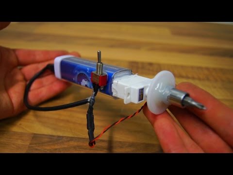 DIY Electric Screwdriver Tool From RC Servo - RCLifeOn