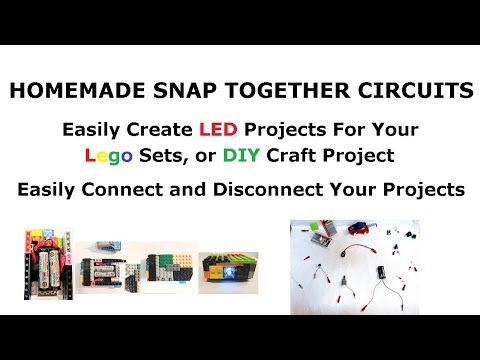 DIY Electronics : Snap Together Circuits : LED's for Legos and Crafts Projects