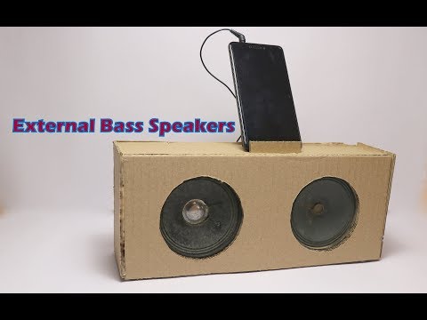 DIY External Speakers for Mobile and Laptops | External Bass Speakers